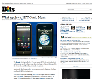 Apple v. HTC, a software patent infringement case
