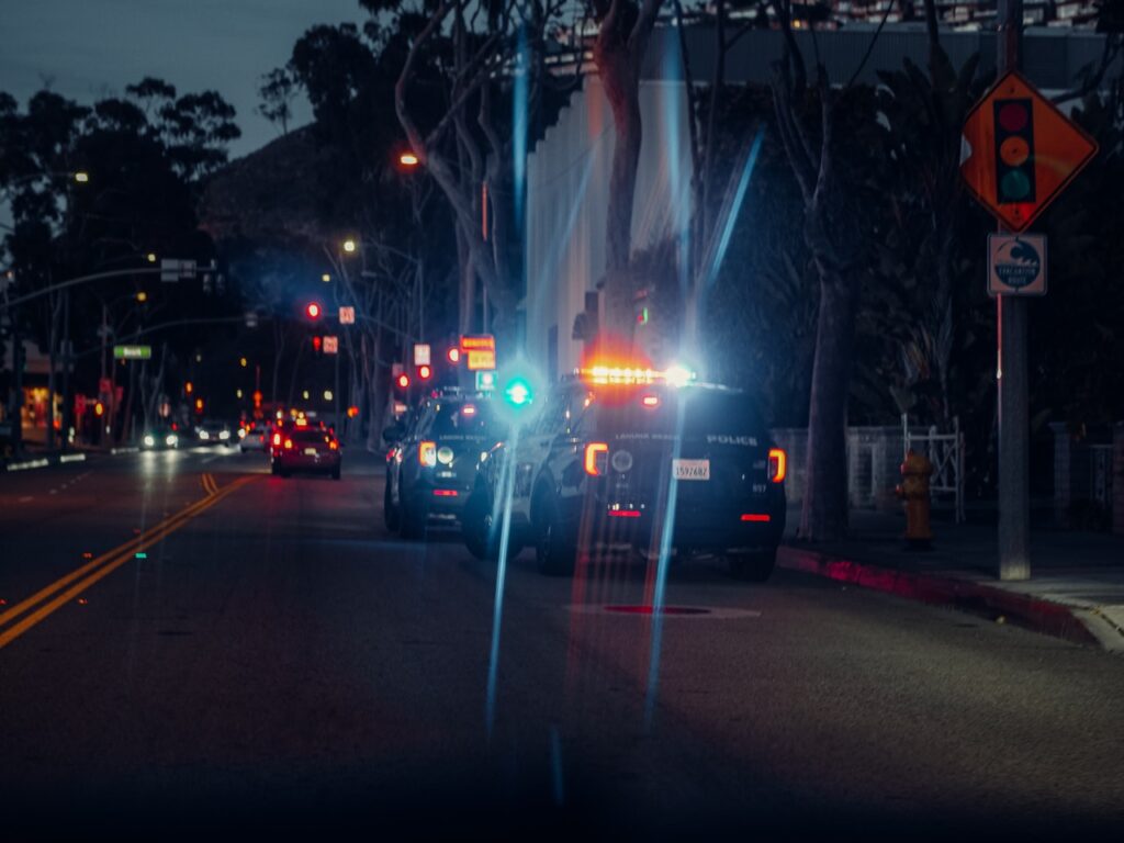police cars